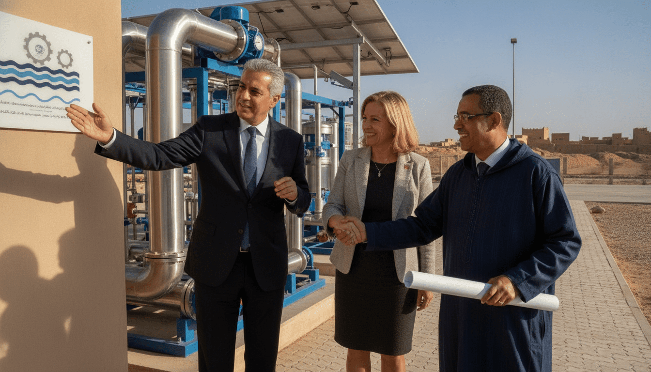 ONEE et BERD lancent 250 M€ pour moderniser l'eau potable au Maroc