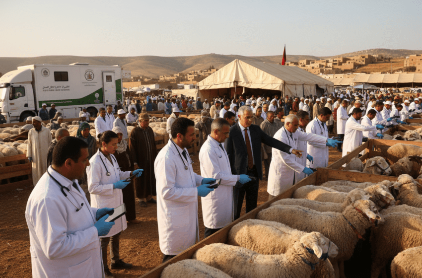  ONSSA mobilise 500 vétérinaires pour assurer la sécurité sanitaire de l’Aïd Al‑Adha 1447