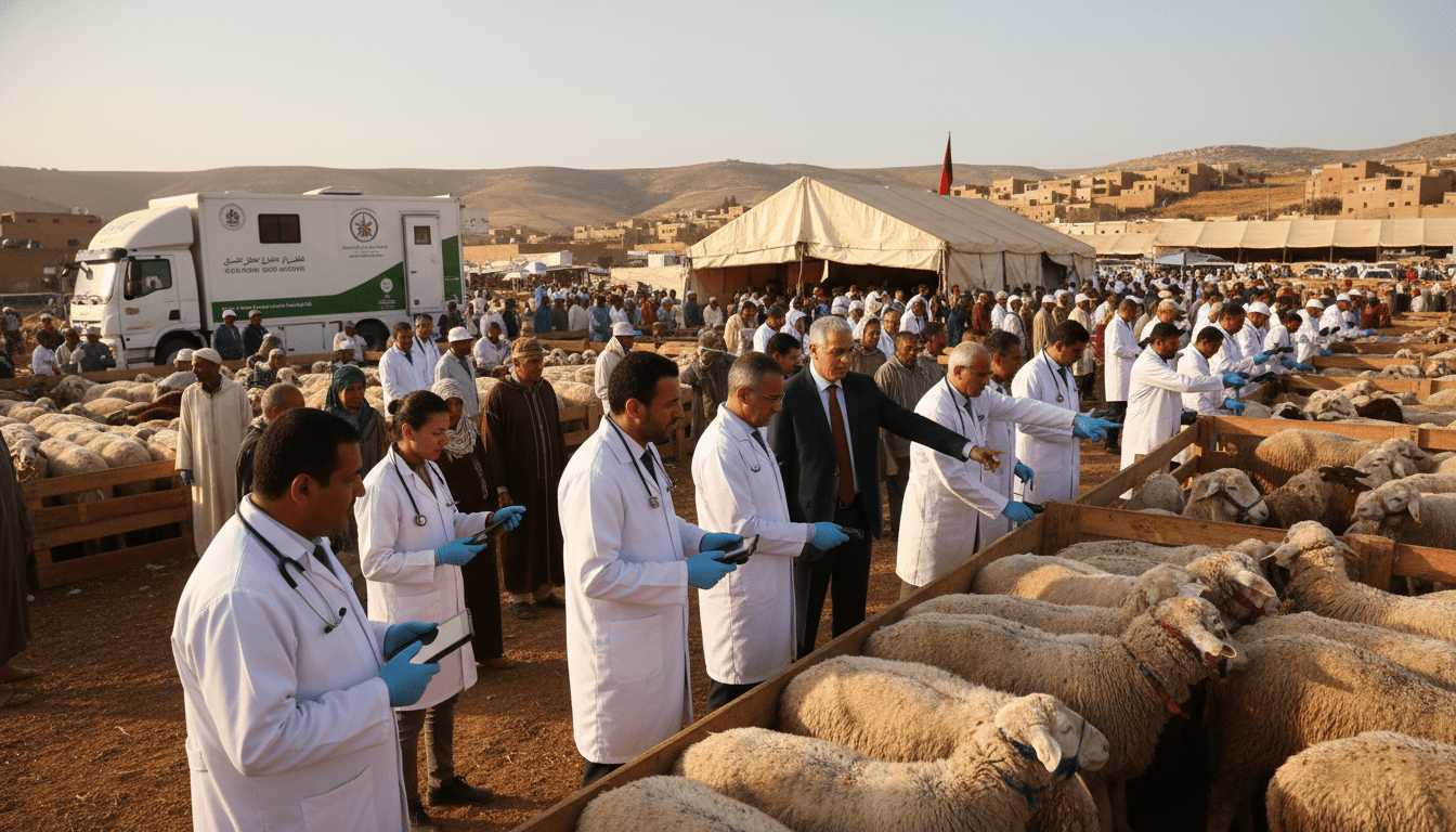 ONSSA mobilise 500 vétérinaires pour assurer la sécurité sanitaire de l'Aïd Al‑Adha 1447