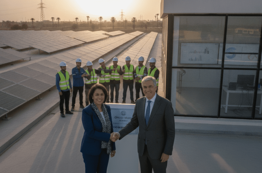  ONUDI Maroc certifié ISO 50001, 40% de l’électricité fournie par panneaux photovoltaïques