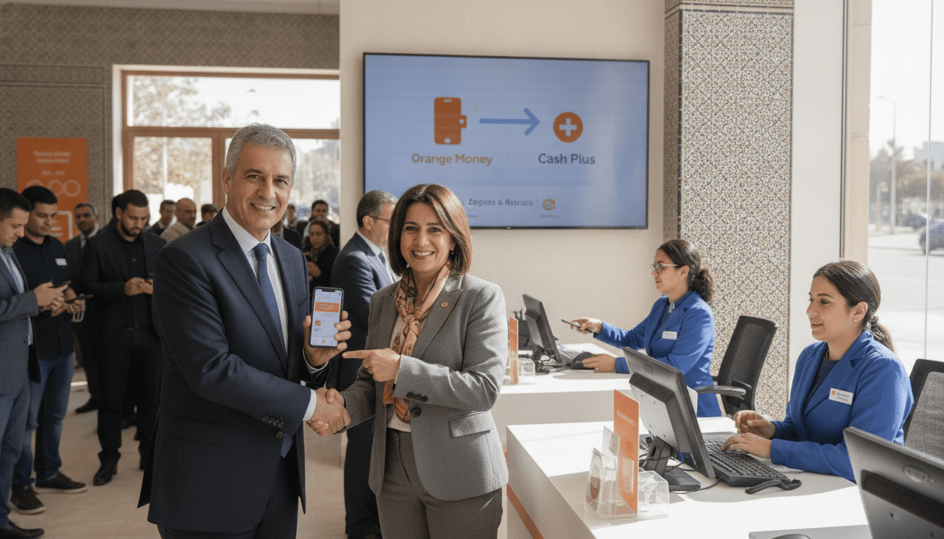 Orange Maroc et Cash Plus lancent dépôts et retraits Orange Money en agences