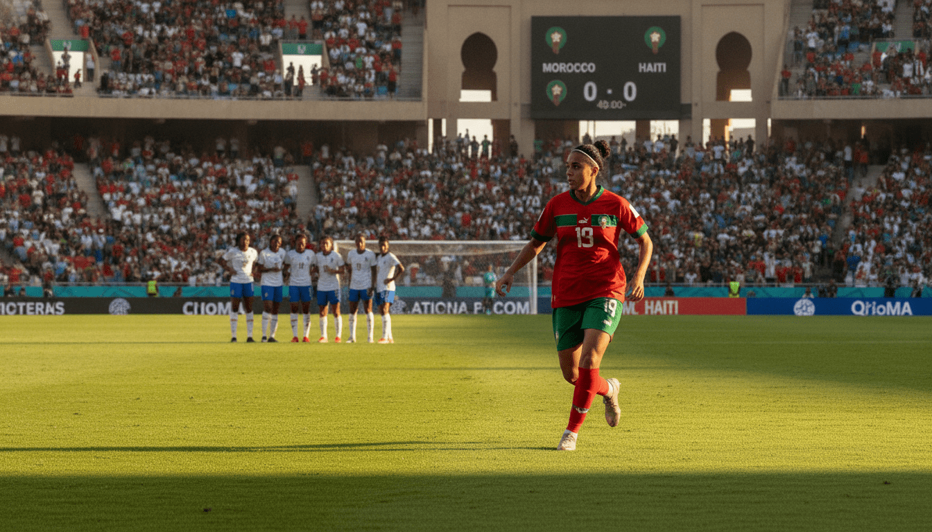 Ouahbi vise la victoire et la première place du groupe C contre Haïti