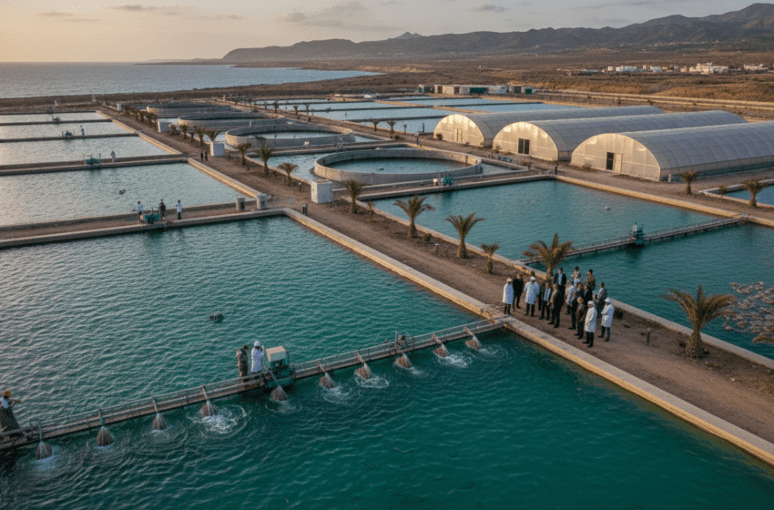 Projet d’aquaculture industrielle à Chtouka-Aït Baha pour poissons, crevettes et concombres de mer