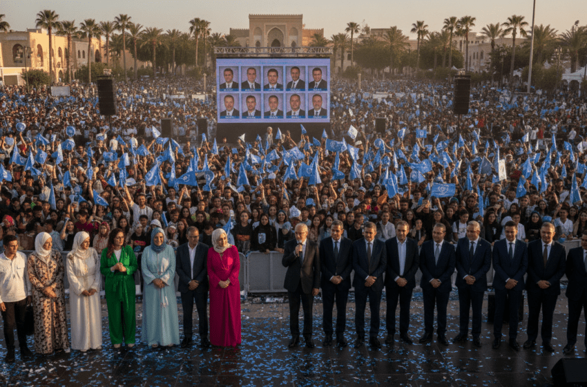  RNI mobilise plus de 4 000 jeunes à Agadir et présente 12 candidats