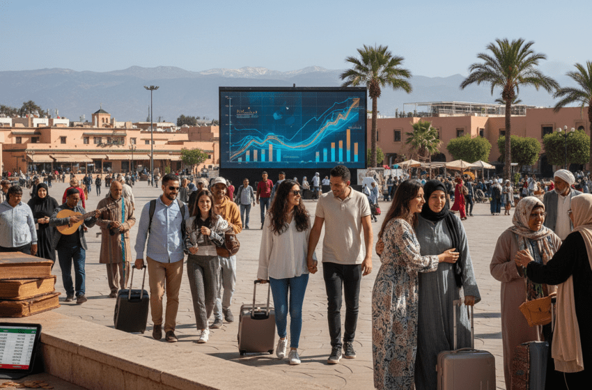  Recettes voyages 44,39 MMDH et excédent 34,55 MMDH portés par les transferts MRE