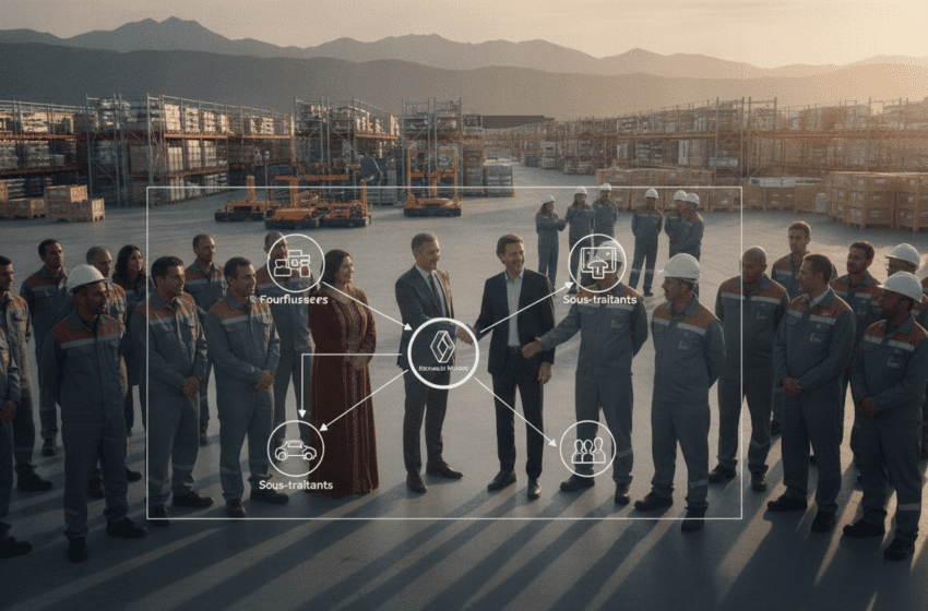  Renault Maroc restructure sa chaîne d’approvisionnement pour réconcilier 4 000 fournisseurs et 40 000 sous‑traitants