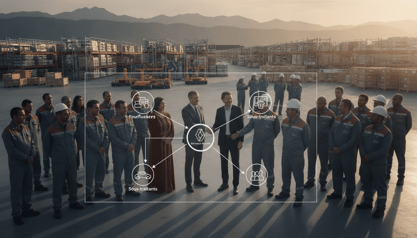 Renault Maroc restructure sa chaîne d'approvisionnement pour réconcilier 4 000 fournisseurs et 40 000 sous‑traitants