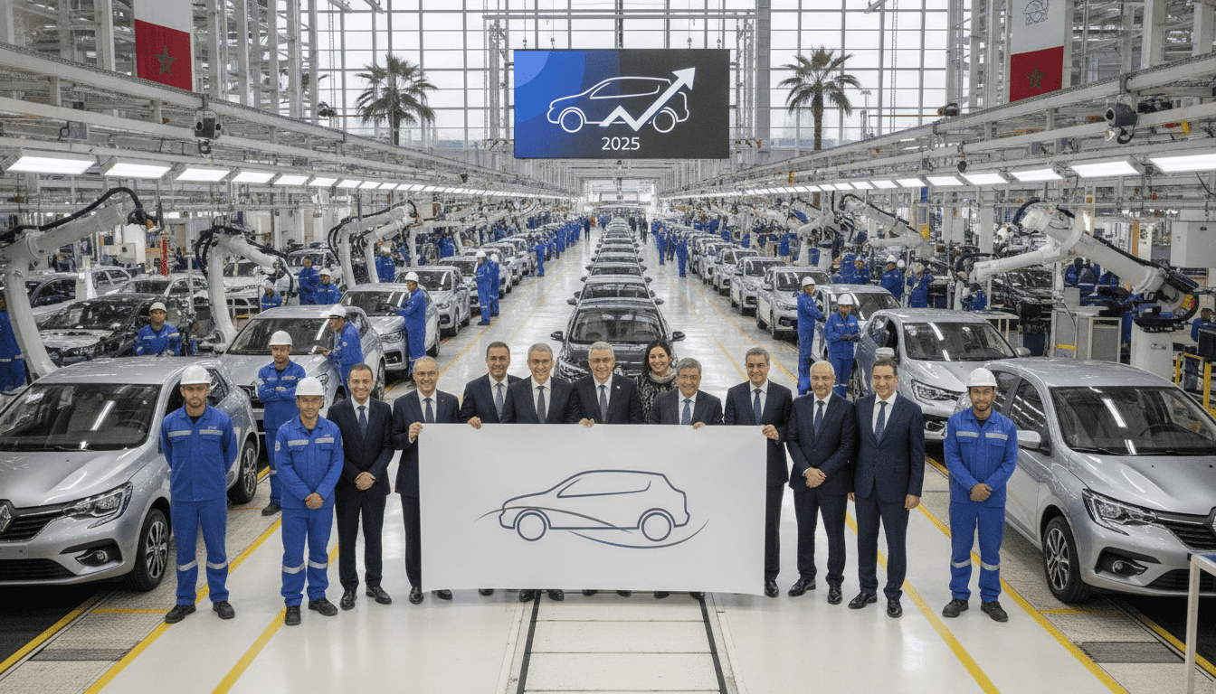 Renault Tanger, premier site automobile d'Afrique: 300 000 véhicules produits en 2025
