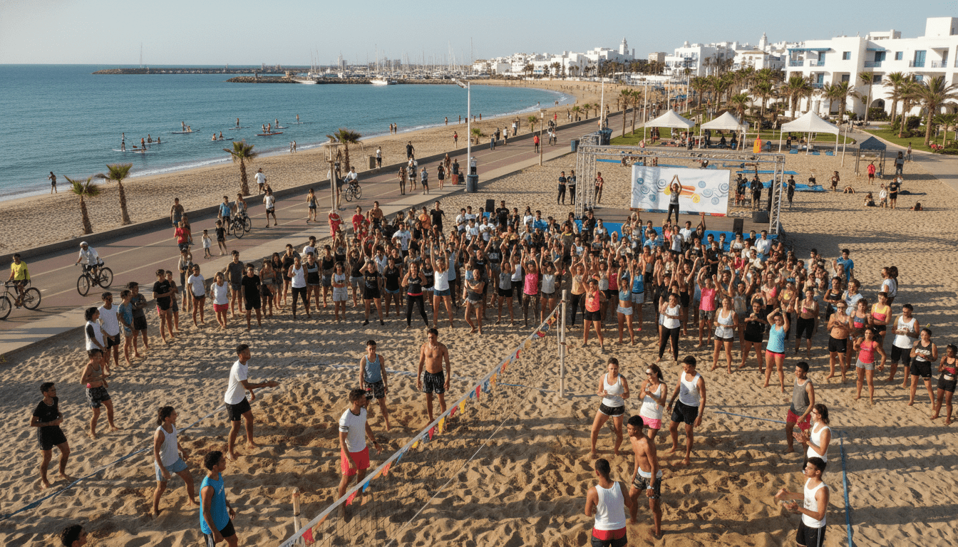 Saïdia Mediterrania mobilise le sport pour relancer la saison estivale