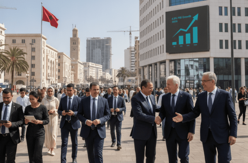  Standard Chartered prévoit une croissance du PIB du Maroc à 4,5 % en 2026