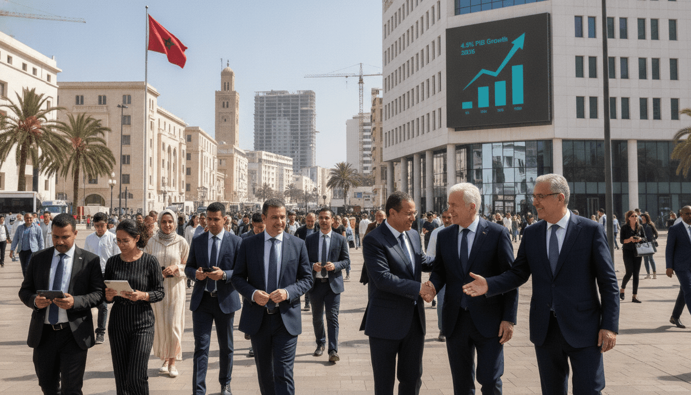 Standard Chartered prévoit une croissance du PIB du Maroc à 4,5 % en 2026