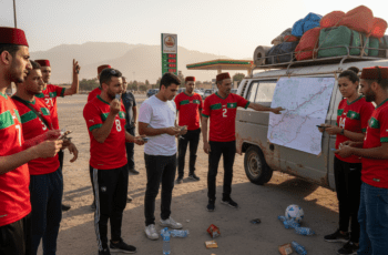 Supporters marocains face à un road trip de plus en plus coûteux