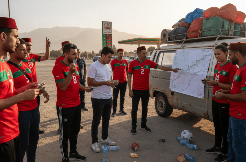  Supporters marocains face à un road trip de plus en plus coûteux