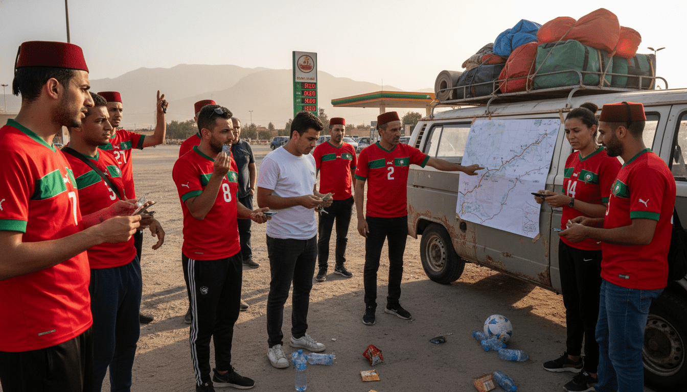 Supporters marocains face à un road trip de plus en plus coûteux