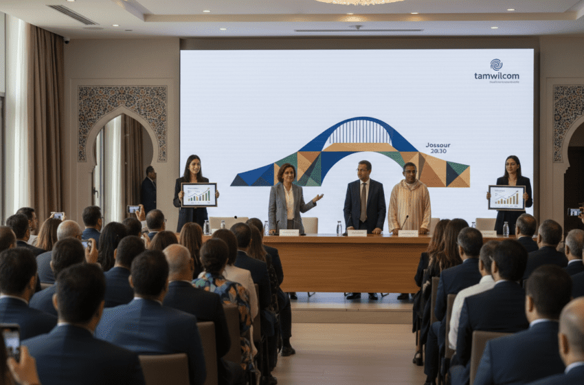  Tamwilcom lance Jossour 2030 pour mobiliser 300 milliards et créer 45 000 emplois annuels