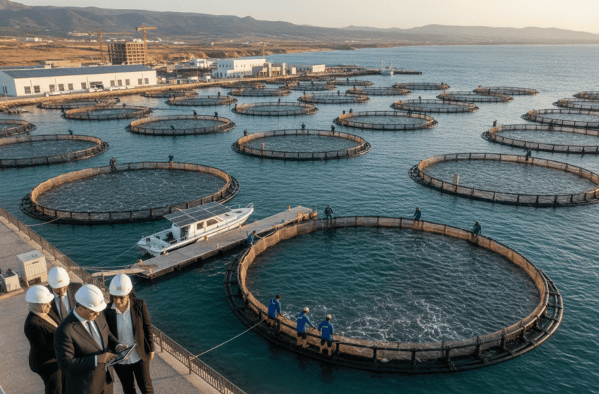  Maroc 244 projets d’aquaculture visent 90 000 tonnes par an et nouveaux investissements