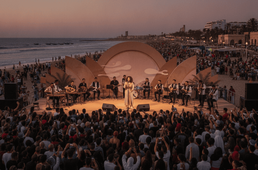  22e Festival des Plages de Maroc Telecom gratuit soutient les jeunes talents marocains