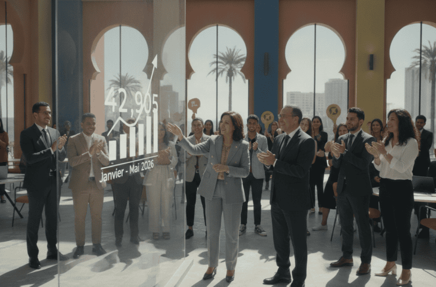  42 905 entreprises créées au Maroc entre janvier et mai 2026
