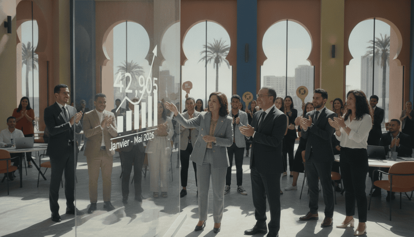 42 905 entreprises créées au Maroc entre janvier et mai 2026