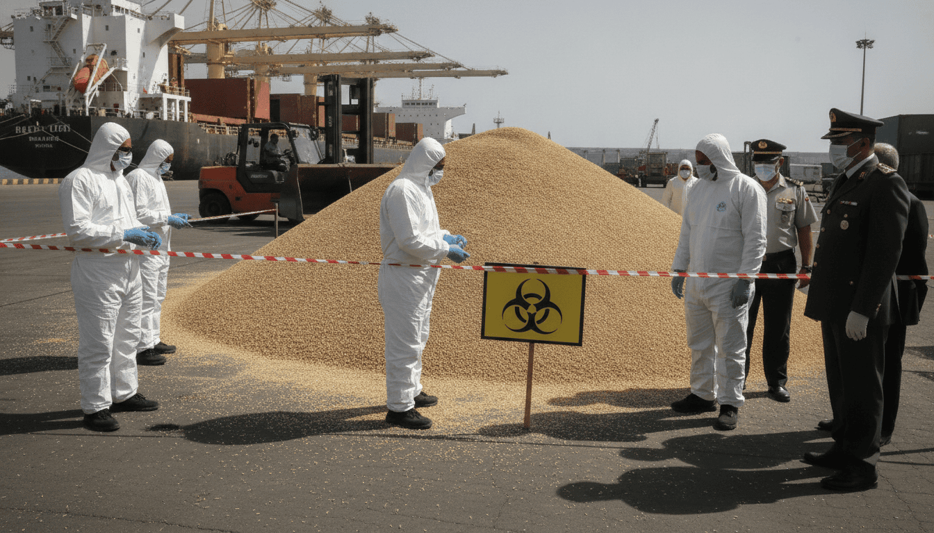 44 000 tonnes de blé indien contaminées par Liticia Indica mises en quarantaine