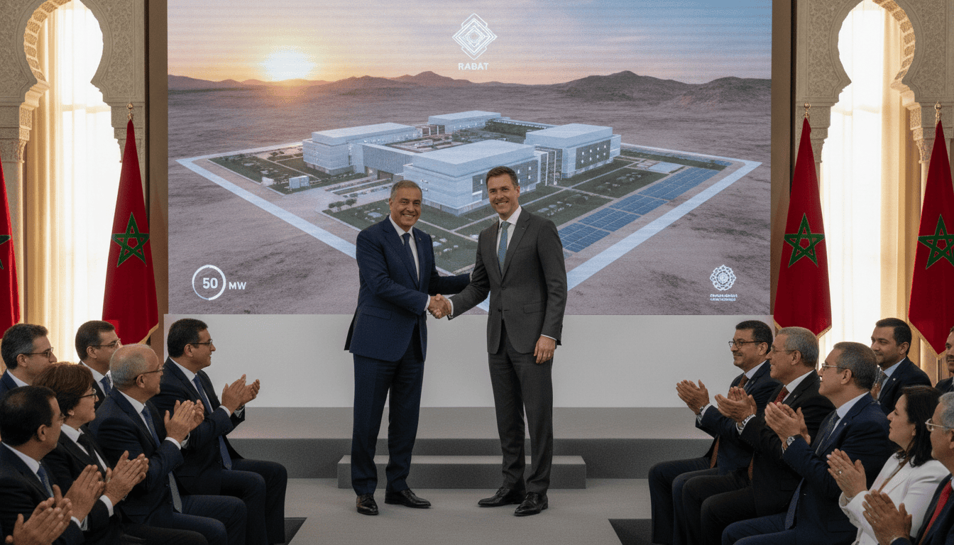 Accord Maroc-Vertiv pour un centre de données souverain de 50 MW à Rabat