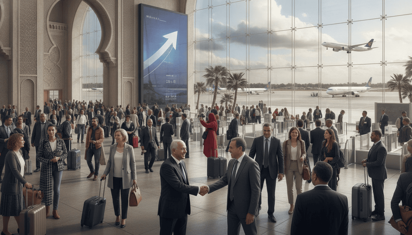 Aéroports marocains +8,83% : 18,83 millions de passagers au 1er semestre 2026