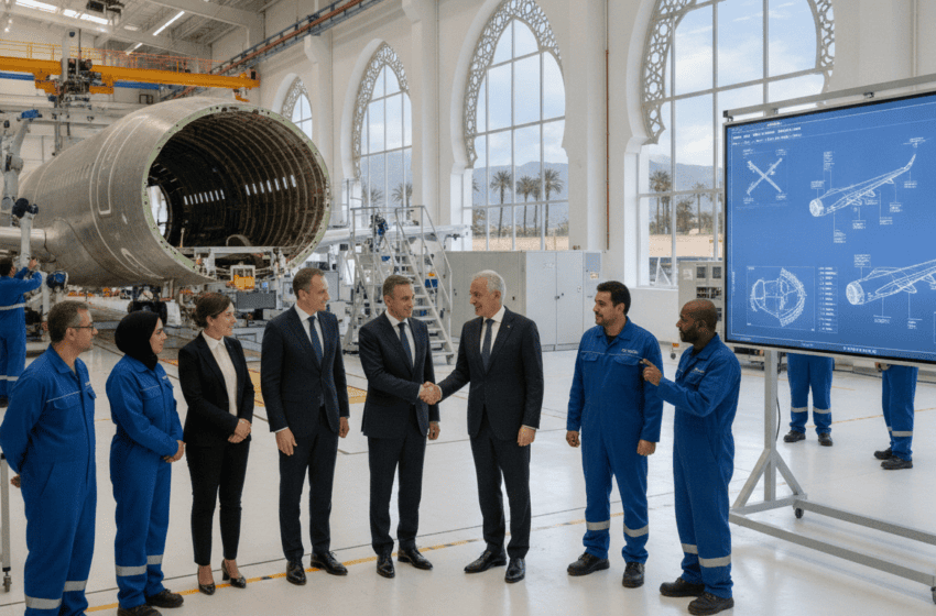  Airbus détaille la modernisation industrielle et le transfert de compétences au Maroc