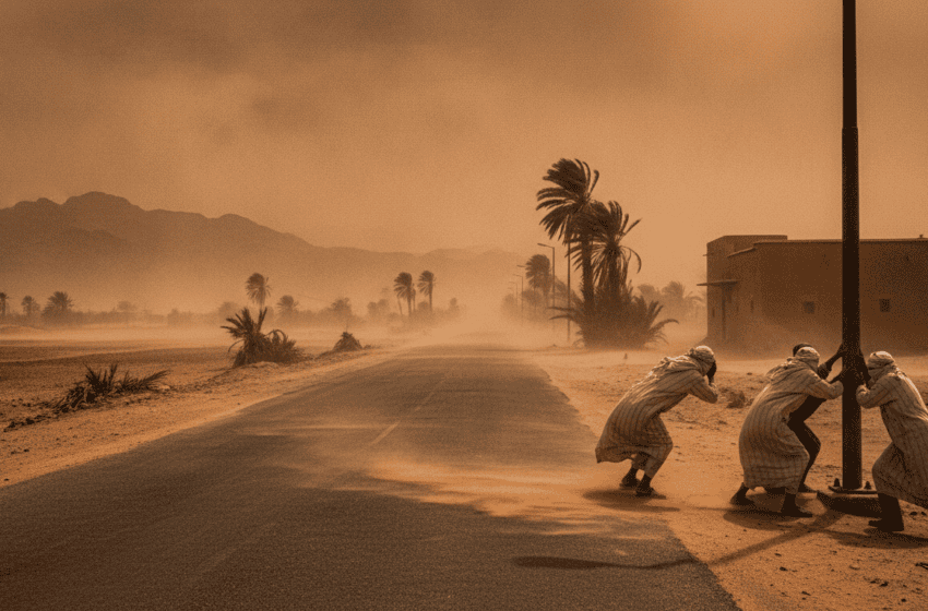  Alerte orange au Maroc pour vague de chaleur et rafales jusqu’à 85 km/h