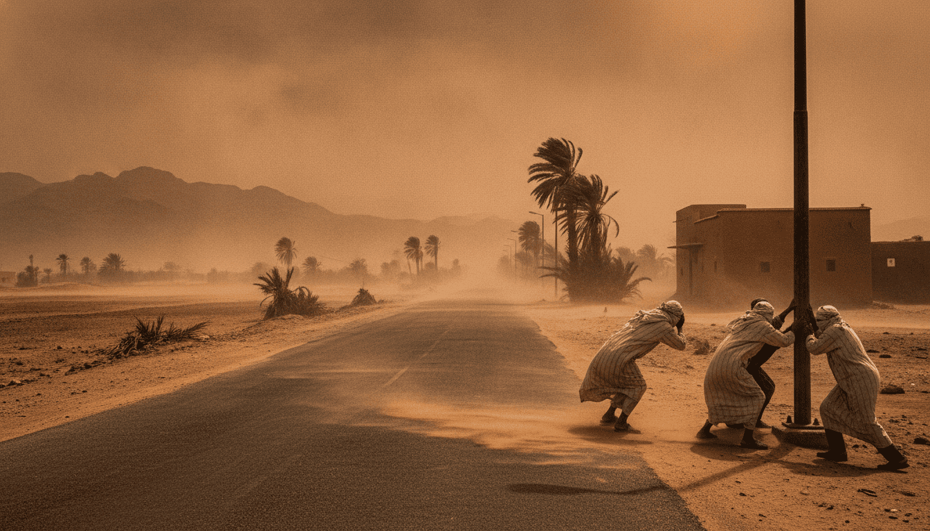 Alerte orange au Maroc pour vague de chaleur et rafales jusqu'à 85 km/h