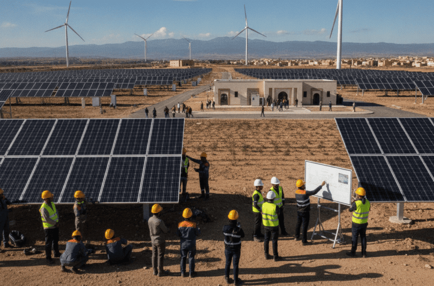  Au Maroc les énergies renouvelables stimulent l’emploi et transforment les compétences