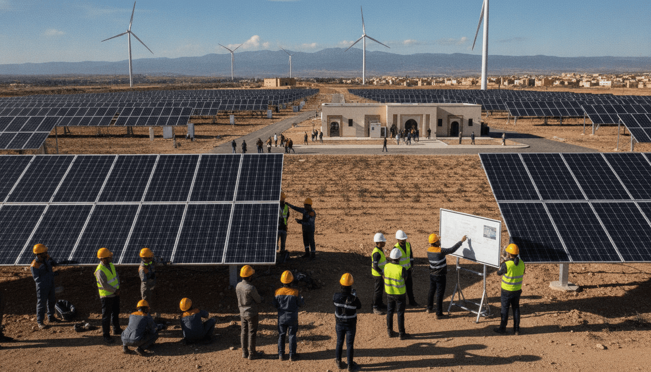 Au Maroc les énergies renouvelables stimulent l’emploi et transforment les compétences