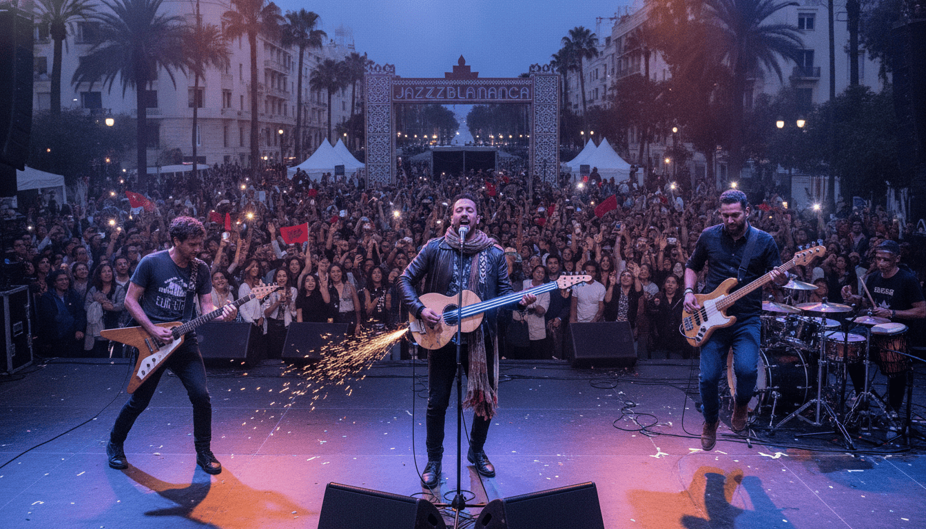 Bab L'Bluz à Jazzablanca, le rock du Maghreb électrifie le guembri