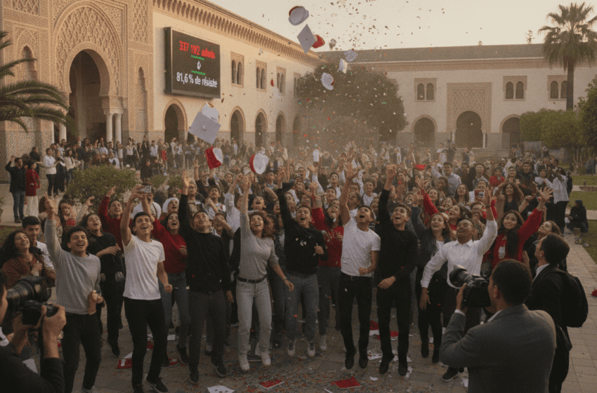  Baccalauréat 2026 au Maroc 337 192 admis et taux de réussite 81,6 pour cent