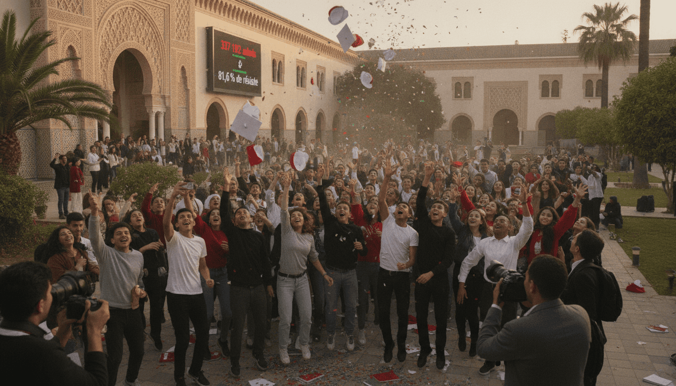 Baccalauréat 2026 au Maroc 337 192 admis et taux de réussite 81,6 pour cent