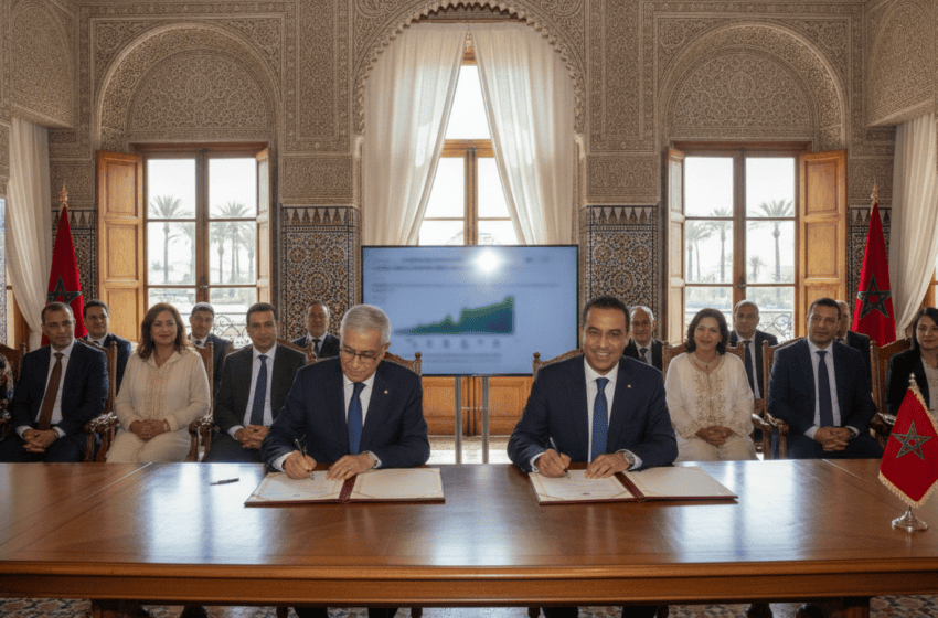  Bank Al-Maghrib et le ministère de l’Agriculture signent une convention d’échange de données