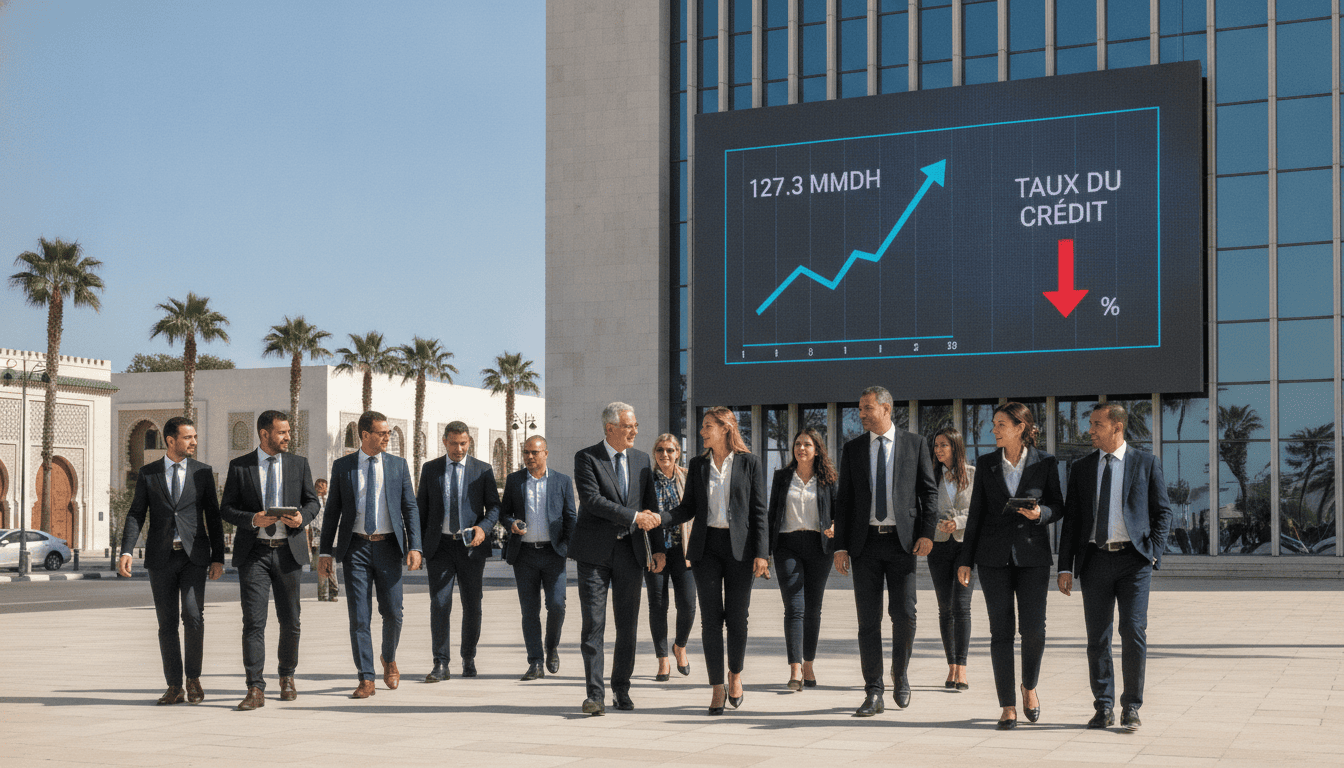 Bank Al-Maghrib : liquidité bancaire à 127,3 MMDH en juin, taux du crédit en baisse