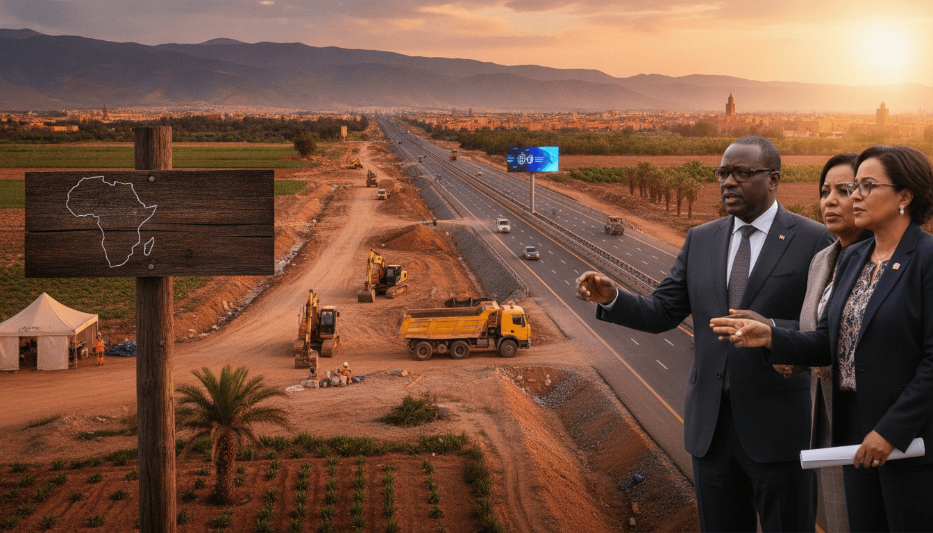 Banque africaine de développement finance 205 millions d'euros pour corridor Kénitra-Marrakech au Maroc