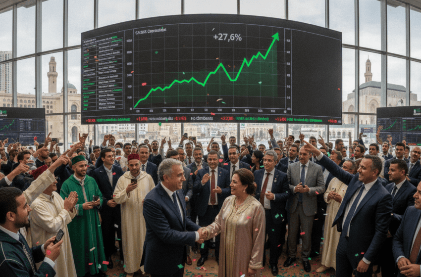  Bourse de Casablanca 2025 : Masi +27,6%, capitalisation franchit 1 000 milliards de dirhams et retour des particuliers