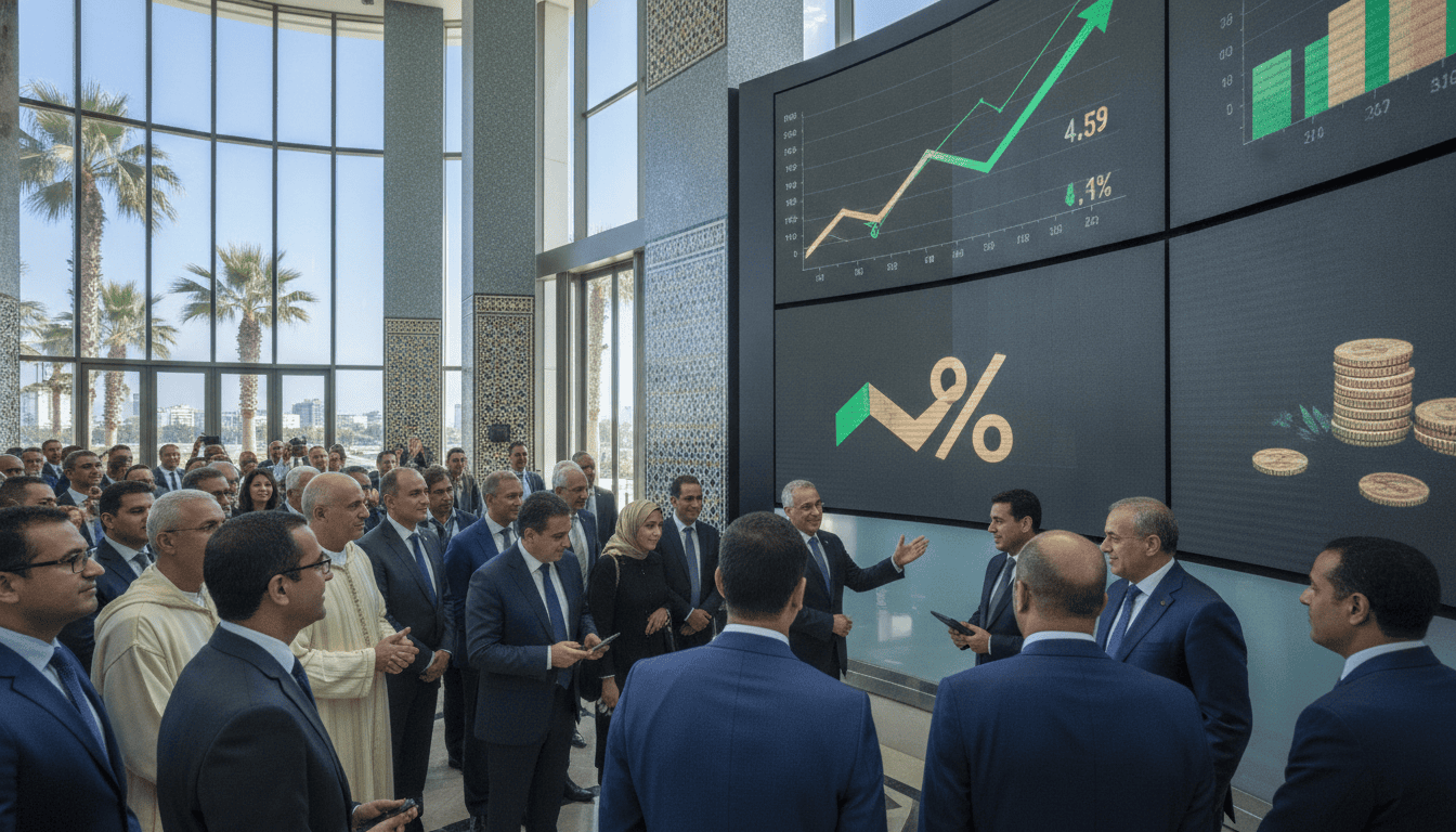 Bourse de Casablanca 2025 : levées 10,37 MMDH, MASI en hausse de 27,57 pour cent