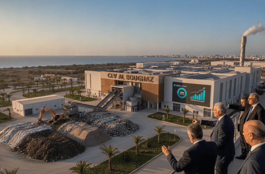  CEV Al Boughaz à Tanger mobilise 1,62 milliard DH pour valoriser 20% des déchets