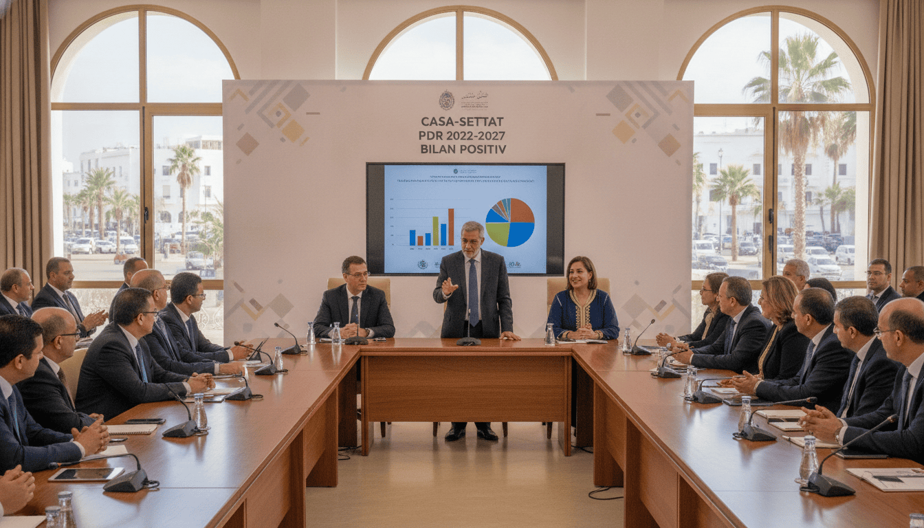 Casa-Settat PDR 2022-2027 bilan positif présenté lors de la session du 6 juillet