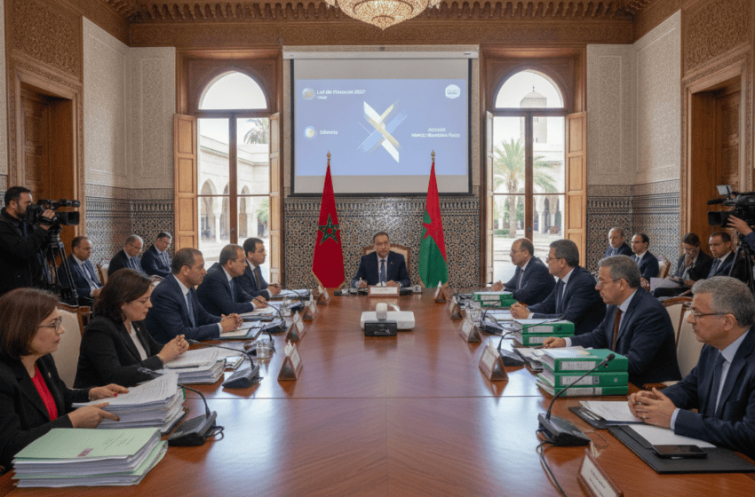  Conseil du gouvernement examine la loi de finances 2027, quinze décrets et l’accord Maroc‑Burkina