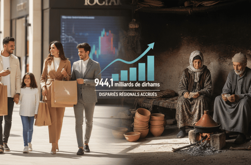  Consommation des ménages au Maroc 2024 : 944,1 milliards de dirhams et disparités régionales accrues