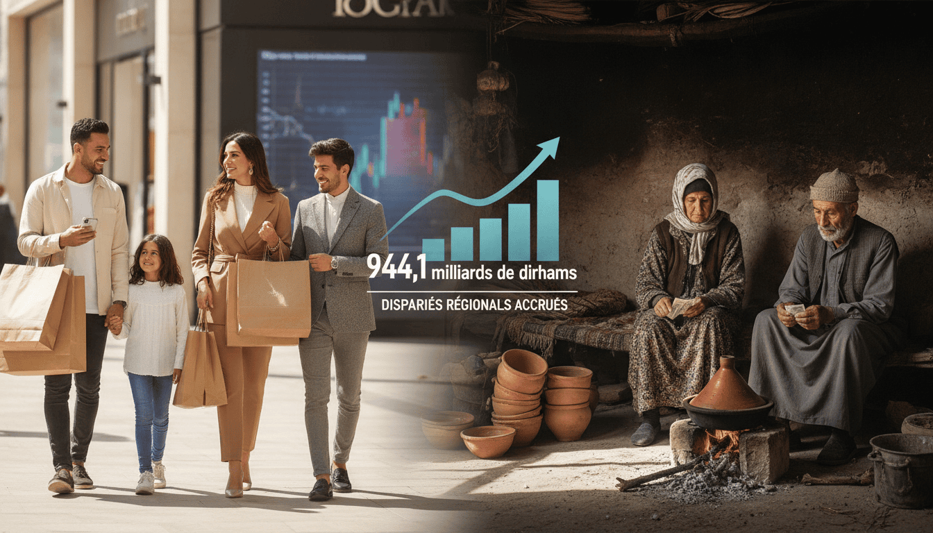 Consommation des ménages au Maroc 2024 : 944,1 milliards de dirhams et disparités régionales accrues