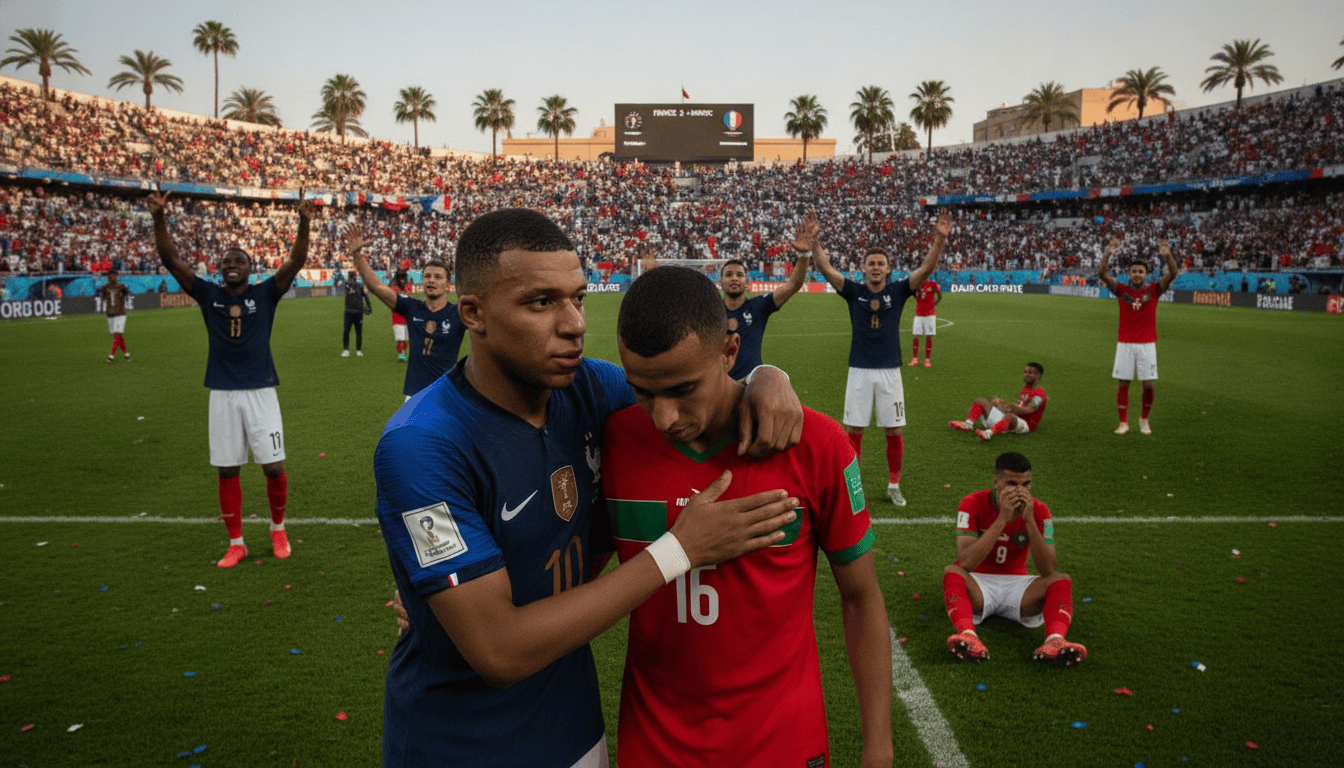 Coupe du monde 2026 : la France élimine le Maroc 2-0 en quarts de finale