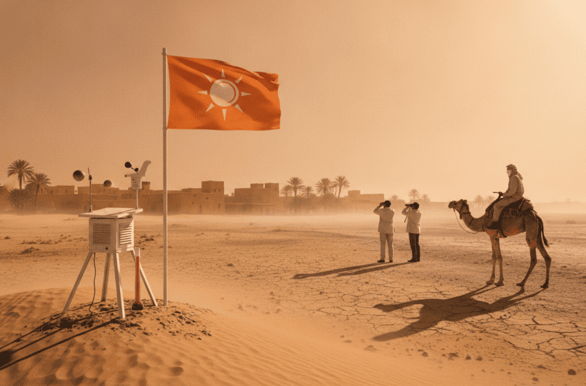  DGM annonce vigilance orange: canicule 44–46°C mercredi à vendredi dans le sud marocain