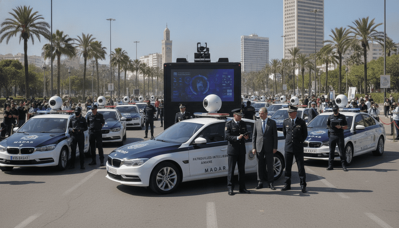 DGSN déploie à Casablanca les patrouilles intelligentes Amane et Madar équipées d'IA