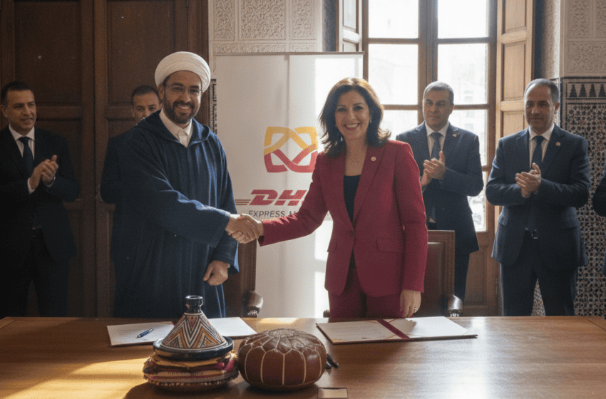  DHL Express Maroc s’allie au Secrétariat d’État pour faciliter l’exportation de l’artisanat marocain