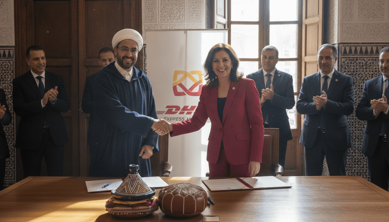 DHL Express Maroc s'allie au Secrétariat d'État pour faciliter l'exportation de l'artisanat marocain