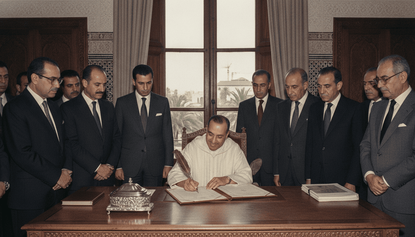 Dahir du schéma directeur du Grand Casablanca signé le 25 janvier 1984